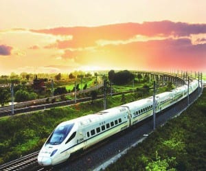 China investește în calea ferată