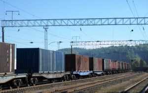 Tren ruta-Trans Caspica_container