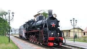 cu trenul în Rusia