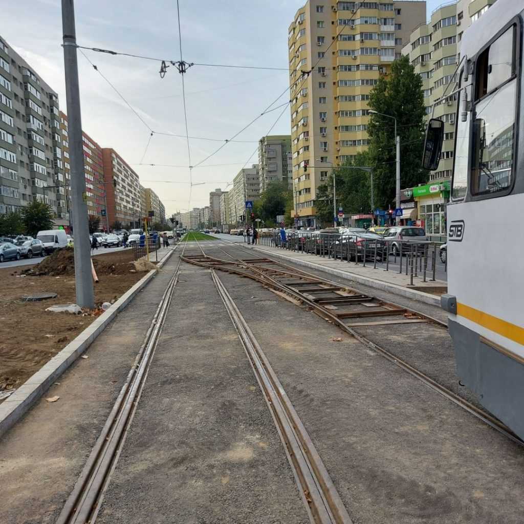 modernizarea liniilor de tramvai tramvaie suplimentare buclă de întoarcere a tramvaielor