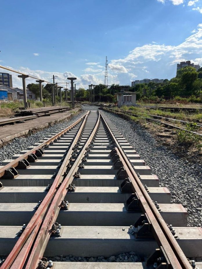 cale ferată din Portul Constanța