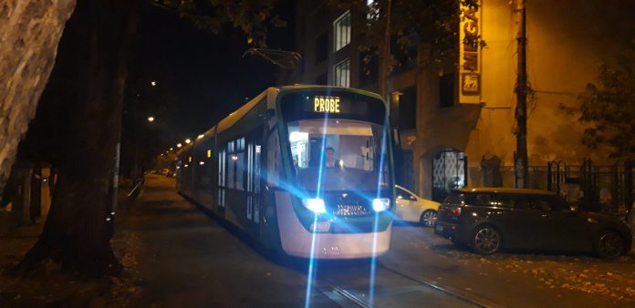Comisia de recepție a tramvaielor Astra teste cu tramvaiele Astra Imperio