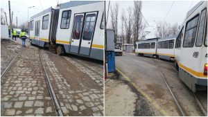 tramvaie au deraiat în București