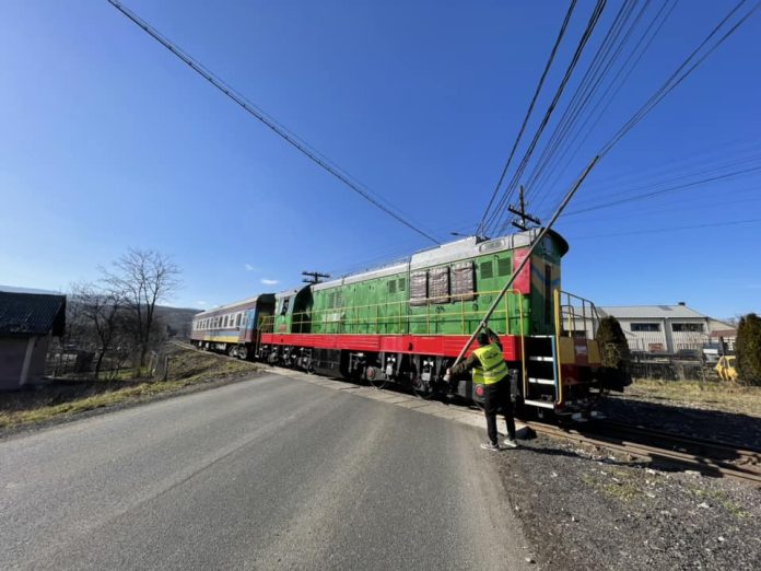 trenul dirijat cu prăjina tren Câmpulung la Tisa-Sighetu Marmației