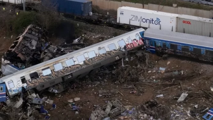 accidentul feroviar din Grecia catastrofa feroviară din Grecia accident feroviar